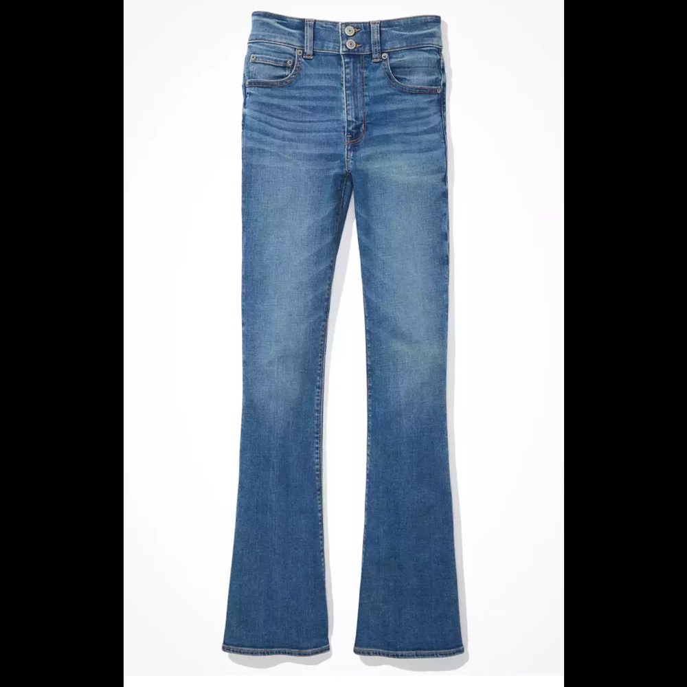 American Eagle High Rise Artist Flare Sz. 16 Inseam 32 (Regular)